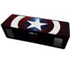 Altavoz Bt Stereo 2.1 Portátil Inalambrico 10w Captain America 001 Marvel Rojo