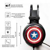 Auriculares Gaming Captain America 001 Marvel Multicolor