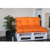 Set Cojines Para Palet, Asiento 120x60 - Respaldo120x40 Naranja