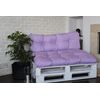 Set Cojines Para Palets, Asiento 120x60 - Respaldo120x40 Morado