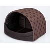 Cama Para Perro R3 55x43x38 Marron Claro Huellas Suflera