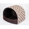 Cama Para Perro R4 60x49x42 Beige Huellas Suflera