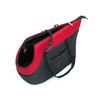 Bolsa De Transporte Para Perro O Gato Talla R1 20x42x22 Negro/rojo