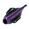 Bolsa De Transporte Para Perro O Gato Talla R2 25x50x27 Negro/violeta