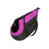 Bolsa De Transporte Para Perro O Gato Talla R2 25x50x27 Negro/rosa