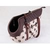 Bolsa De Transporte Para Perro O Gato Talla R3 30x58x32 Beige Huellas