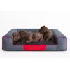 Cama Para Perro Victoria Talla Xxl: 118x78x20 Grafito Y Negro