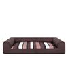 Cama Para Perro Victoria Talla Xxl: 118x78x20 Marron Con Rayas