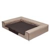 Cama Para Perro Victoria Talla Xl: 100x65x17 Beige Y Marron