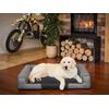 Cama Para Perro Victoria Talla Xl: 100x65x17 Gris Ecolen