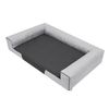 Cama Para Perro Victoria Talla L: 80x55x17 Gris Claro Ecolen