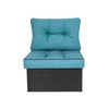 Cojines Emma Tech Para El Sillón De Jardín Technorattan R1 50x50 Azul