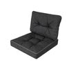 Cojines Emma Tech Para El Sillón De Jardín Technorattan R2 60x60 Negro