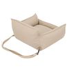 Asiento Bee Transporte De Mascotas En Coche 57x55 Beige Oxford