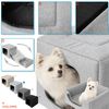 Caseta / Cama Para Perro 2 En 1 Butterfly Megan R1 50x50 Gris