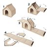 Cama / Caseta Para Perro Diamond Ekolen Talla R1 42x32x43 Beige