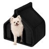 Cama / Caseta Para Perro Diamond Megan Talla R2 52x42x47 Negro