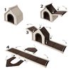 Cama / Caseta Para Perro Diamond Megan Talla R3 60x50x52 Beige