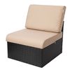 Cojines Nel Para Sofá O Sillones De Jardín En Ratán, R1 50x50 Beige