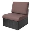 Cojines Nel Para Sofá O Sillones De Jardín En Ratán, R2 60x60 Marron