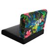 Cojines Nel Para Sofá O Sillones De Jardín En Ratán, R2 60x60 Negro+hojas De Colores