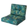 Cojines Kaja Para Sofá O Sillones De Jardín En Ratán, R1 50x50 Cesped Verde