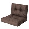 Cojines Kaja Para Sofá O Sillones De Jardín En Ratán, R2 59x59 Marron