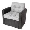 Cojines Kaja Para Sofá O Sillones De Jardín En Ratán, R2 59x59 Gris