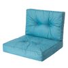 Cojines Kaja Para Sofá O Sillones De Jardín En Ratán, R2 59x59 Azul