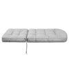 Cojín Ikar Para Sillón, Tumbona, Silla De Jardín, Terraza 145x56x10 Gris