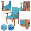 Cojín Alba Para Muebles De Jardín, Silla, Sillón, Terraza 102x50x6 Azul