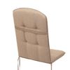 Cojín Benita Con Reposacabezas Para Silla, Sillón De Jardín 121x50x6cm, Beige