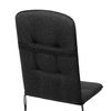 Cojín Benita Con Reposacabezas Para Silla, Sillón De Jardín 121x50x6cm, Negro