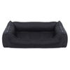 Cama Ortopédica Canasta Para Perro Sofá Cordura Impermeable 100 X 75 Cm Color Negro