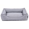 Sofa Mallorca Comfort Cama Para Perro 80x60 Cm Gris Claro/negro