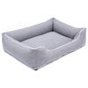 Sofa Mallorca Comfort Cama Para Perro 80x60 Cm Gris Claro/blanco