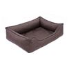 Mestizo Mallorca Orthopedic Cama Para Perros, Sofá, Lavable, Cama Con Certificado Öko-tex, Color Marrón Con Borde Negro, Dimensiones Exteriores: 65x50 Cm, Smo-bro-b-1