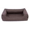 Mestizo Mallorca Orthopedic Cama Para Perros, Sofá, Lavable, Cama Con Certificado Öko-tex, Color Marrón Con Borde Negro, Dimensiones Exteriores: 80 X 60 Cm, Smo-bro-b-2