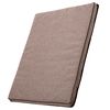 Colchón Leon Standard Para Perro Y Gato Funda Lavable 80x60x5cm Color Beige/negro