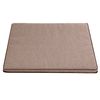 Colchón Leon Standard Para Perro Y Gato Funda Lavable 80x60x5cm Color Beige/negro