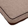 Colchón Leon Standard Para Perro Y Gato Funda Lavable 80x60x5cm Color Beige/negro