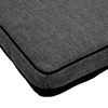 Colchón Leon Standard Para Perro Y Gato Funda Lavable 80x60x5cm Color Gris Oscuro/negro