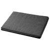 Colchón Leon Standard Para Perro Y Gato Funda Lavable 80x60x5cm Color Gris Oscuro/negro