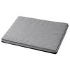 Colchón Leon Standard Para Perro Y Gato Funda Lavable 80x60x5cm Color Gris/negro