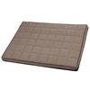 Colchón Desfundable Para Perros Gatos Mascotas Color Beige/negro 80x60x5