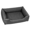 Cama Para Perros Cesta Para Perros Mestizo Mallorca Standard 80x60 Cm Color Gris Oscuro/blanco