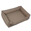 Cama Para Perros Twinfoam Sofá De Tela Tapizada Mestizo Mallorca 100x75 Cm Color Con Negro