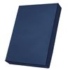 Mestizo Vigo Standard Cama Colchón Para Perro Y Gato, Funda Extraible, Lavable (65x50 Cm, Azul Marino Con Borde Negro) Mv-5-nav-b-s