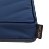 Mestizo Vigo Standard Cama Colchón Para Perro Y Gato, Funda Extraible, Lavable (65x50 Cm, Azul Marino Con Borde Negro) Mv-5-nav-b-s