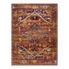 Alfombra Keshan Franjas, Ornamento Oriental 2886/53588 Burdeos  250x340 Cm